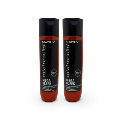 2 Pack Matrix Mega Sleek Conditioner 10.1 oz Each Smooth Frizz Hair