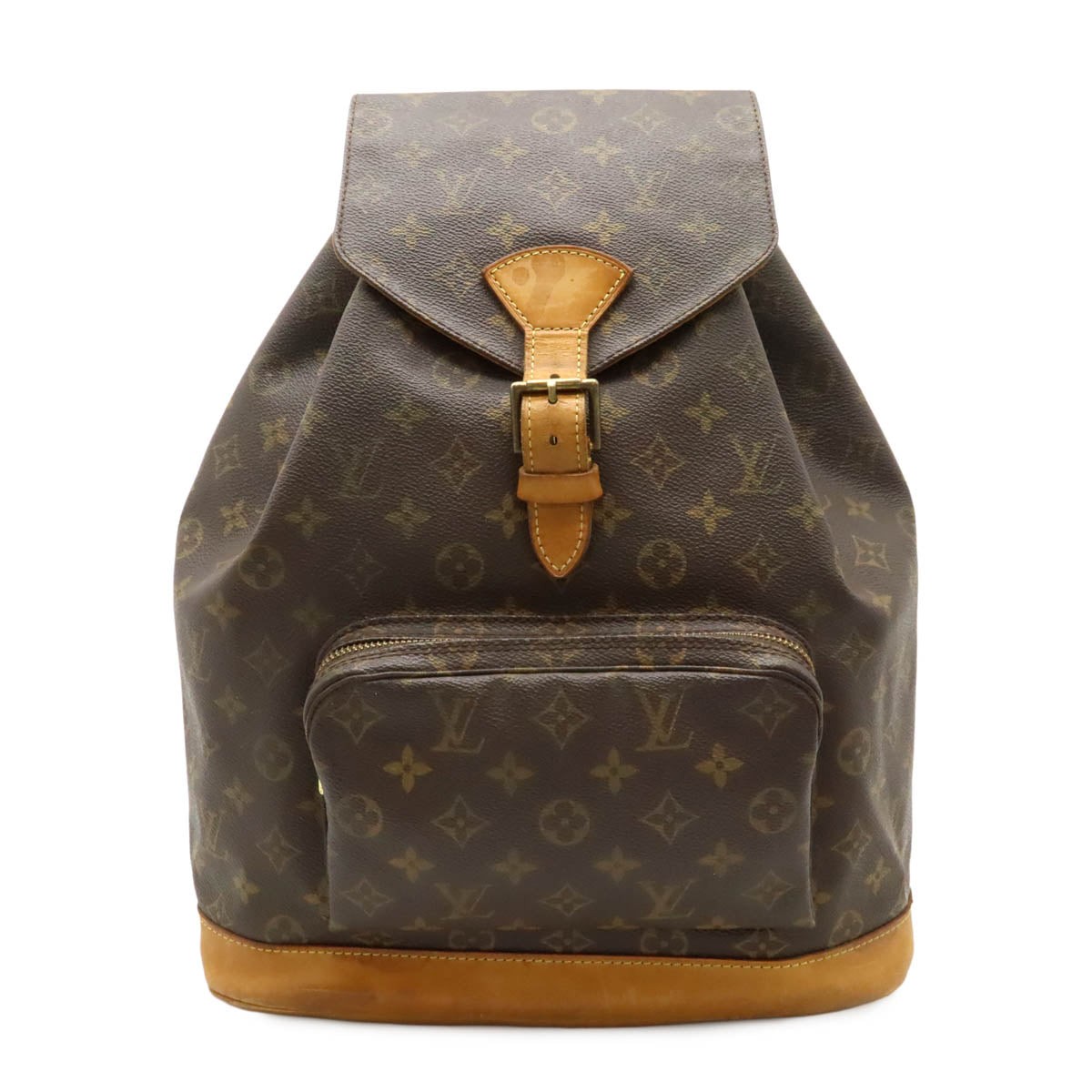 Louis Vuitton Monogram Montsouris GM Brown Backpack for Women One Size