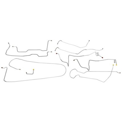 1985 1986 1987  Chevy Truck Longbed 1 Ton 4wd Power Brake Lines Steel