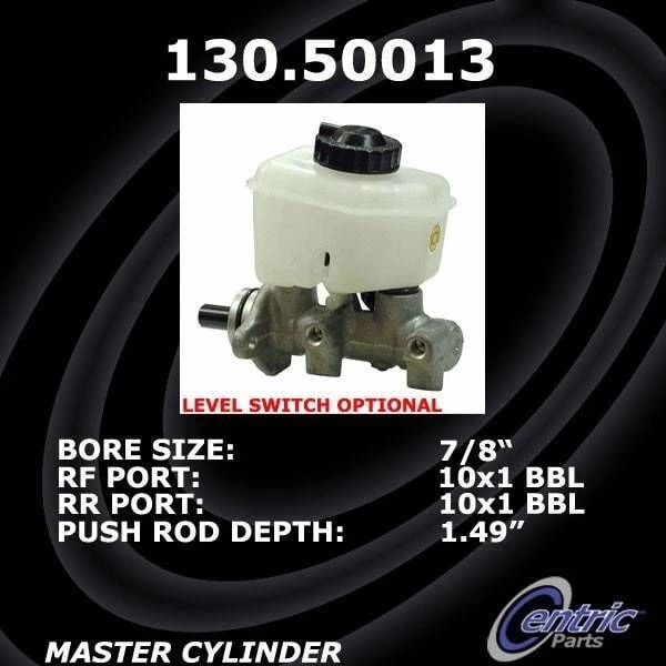 For Kia Sephia 1998-2001 Centric 130.50013 Premium Brake Master Cylinder Foto 2 de 2
