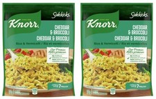 Knorr Sidekicks Cheddar & Brokuły Przystawka ryżowa, 130g (2 opakowania)