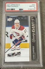 2021-22 Upper Deck Series 1 - Young Guns Cole Caufield #201 (RC)