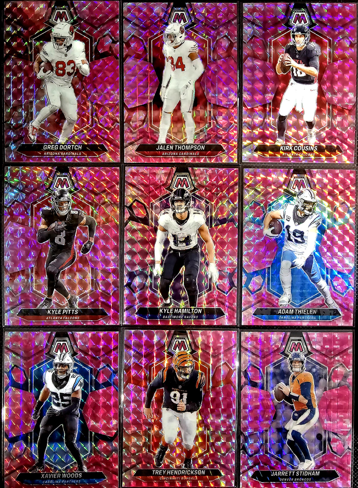 2024 Mosaic Football Camo Pink, Green, Reactive Blue, Silver You Pick! Rc F/S