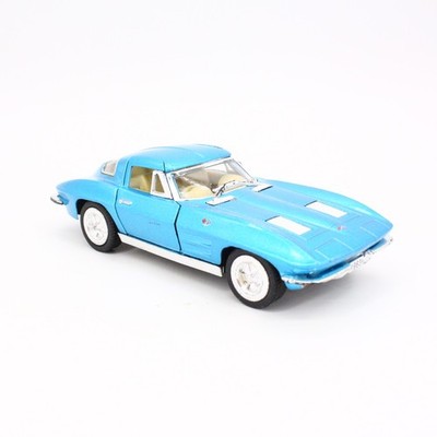 Kinsmart 1963 Chevrolet Corvette Stingray Blue 1:32 Pull Back Diecast Car