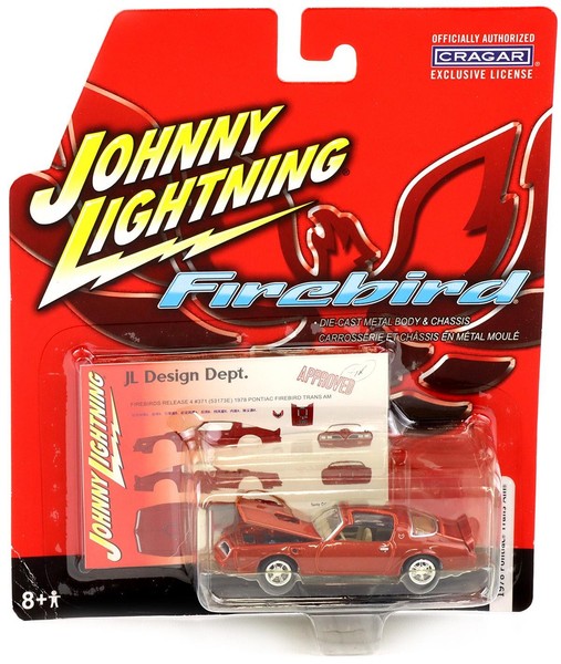 1:64 Johnny Lightning 1978 Pontiac Trans Am Red Firebird-image