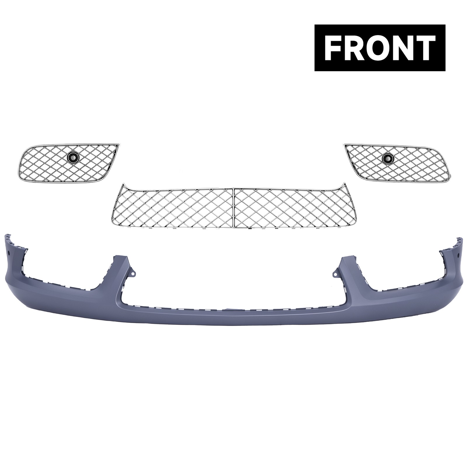 Bentley Continental GT 2012-2015 Front Lower Bumper grilles Set