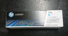HP 131A CF211A Cyan LaserJet Toner Print Cartridge New Sealed 