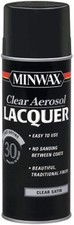 Minwax Clear Lacquer Spray Satin Finish for Wood 12 oz 6 Pack