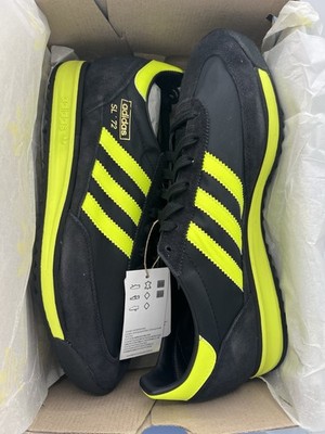 Adidas Originals SL 72 RS IG4647 Black/Solar Yellow Sneakers Men's Size 11 NIB