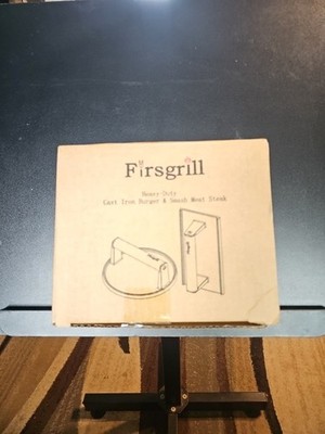 Firsgrill Burger Presses.   Round Heavy-Duty Cast Iron Smash Meat Steak.  New.