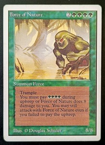 MtG | 1 x Force Of Nature | Unlimited Edition | Magic the Gathering | Old School