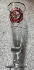 YUENGLING'S BEER DRINKING GLASS 159TH YEAR  DG YUENGLING & SON POTTSVILLE PA