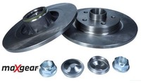 2X Bremsscheibe Maxgear 19-3228 2 Bremsscheiben Hinterachse Hinten FüR Renault