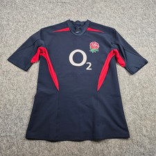 Vintage England Rugby Shirt Mens XXL 2XL Blue Pro Away Jersey  World Cup 2003