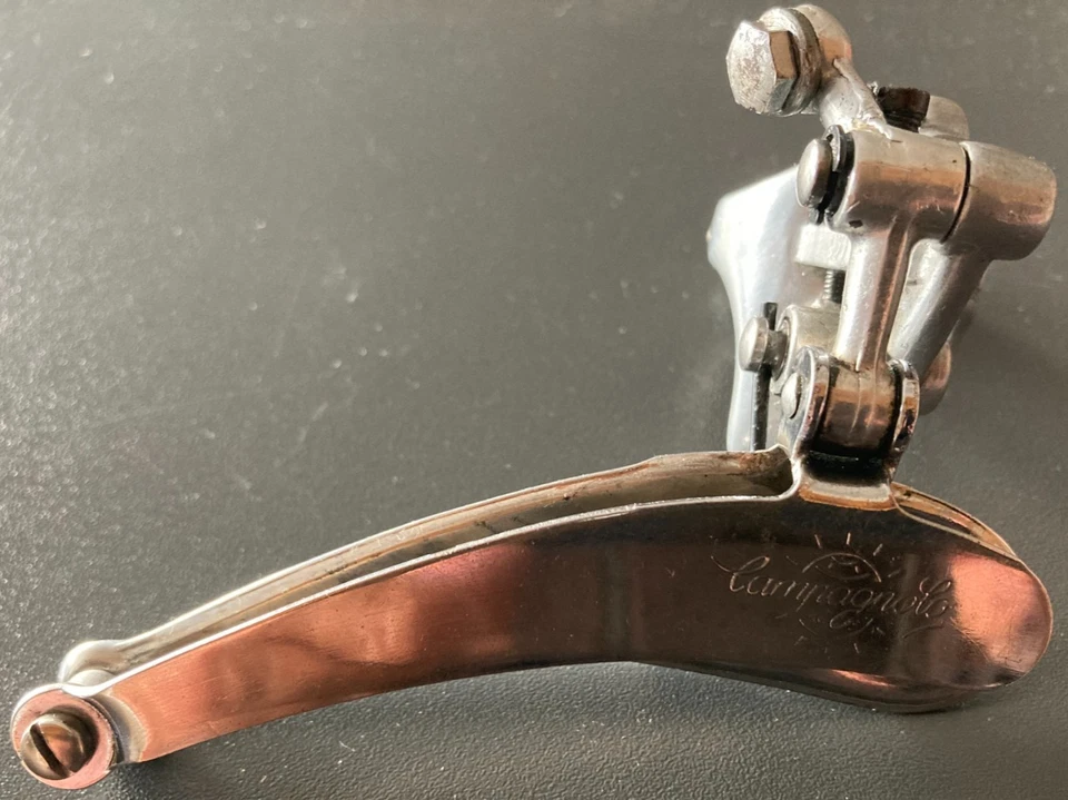 Ancien Dérailleur Avant CAMPAGNOLO Soleil Années 1970/80's Vintage Front Rear - Photo 2/4
