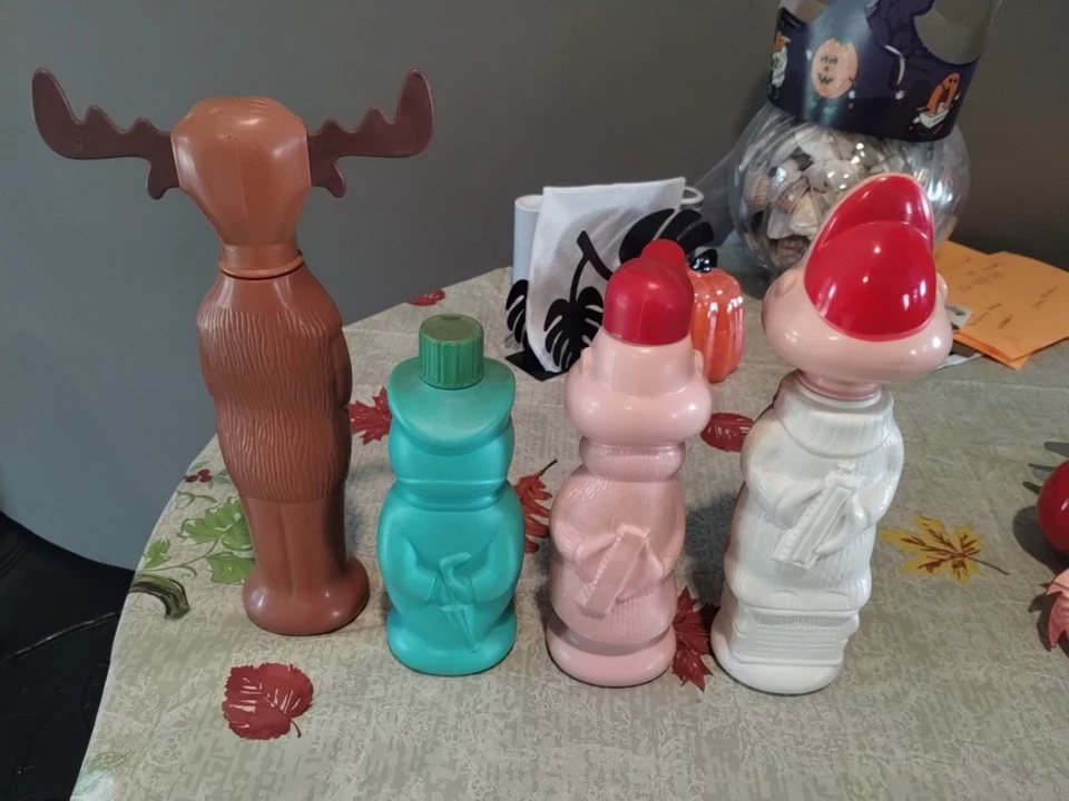 Lote de botellas vacías empapadas originales vintage Foto 3 de 4