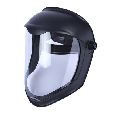 Face Shield Helm Maske w / Clear Visor Ratchet Sicherheitsschleifen