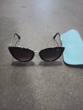Women's QUAY Sunglasses HONEY 1212 Black Frame Gold Australia