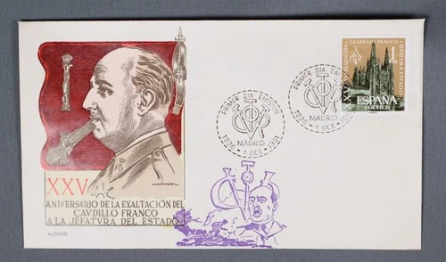 MayfairStamps Spain FDC 1961 Cavdillo Franco Military First Day Cover aaw_71247