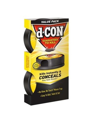 d-CON Covered Mouse Trap, 2 Plastic Traps