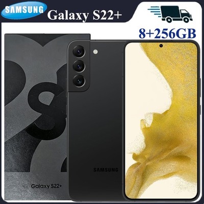 Neu Samsung Galaxy S22+Plus SM-S906U 256GB Ohne Vertrag Handy Smartphone Schwarz