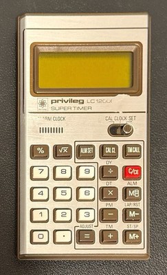 privileg LC 12000 Super Timer 3,0V 23110 Taschenrechner Sammler Rar