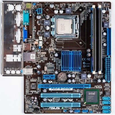 Asus P5G41-M LX2/GB LGA775 MicroATX Motherboard DDR2 Intel Core 2 Duo DOS Gaming