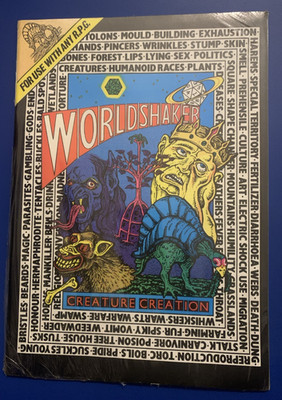 Ultra Rare 1986 Fugitive Games Worldshaker RPG Creature Creation Mint Condition