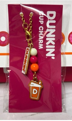 Limited Edition Dunkin  Donuts Cup Charm Great Gift Backpack/keyring Rare