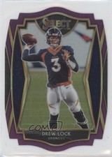2020 Panini Select Premier Level Purple Prizm Die-Cut Drew Lock #126 1u6