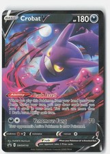 crobat v pokemon card value Amazon.com: Pokemon - Crobat V 182/189 - Darkness Ablaze - Full Art Holo -  Single Card main image 1