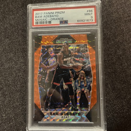 Bam Adebayo [Orange] #86 2017 Panini Prizm Mosaic card