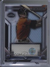 2016 Topps Strata Clearly Authentic Relics Matt Duffy #CAR-MD fm5