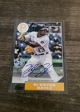 KE'BRYAN HAYES 2022 TOPPS SERIES 1 1987 AUTOGRAPH AUTO PARALLEL #'D 193/199