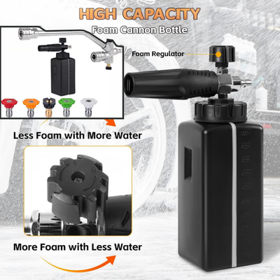 #ad #ad Snow bubble gun car wash soap spray gun sprayer high pressure washer bottle 1Pcs $25.19