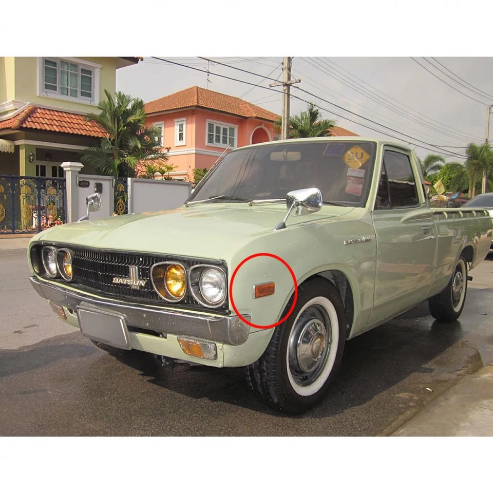 Luces de señalización lateral LR para Nissan Datsun 620 621 J15 72-79 Foto 4 de 4