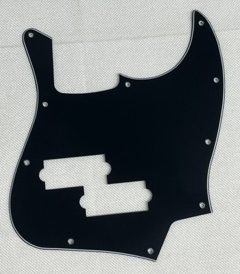 Black 3-Ply For Fender Top Jazz Bass With PB Pickup Style Guitar Pickguard