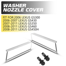 Headlight Washer Nozzle Cover Set For Lexus Gs300 Gs350 Gs430 Gs450h Gs460 06-11 Headlight Washer Nozzle Cover Set For Lexus Gs300 Gs350 Gs430 Gs450h Gs460 06-11