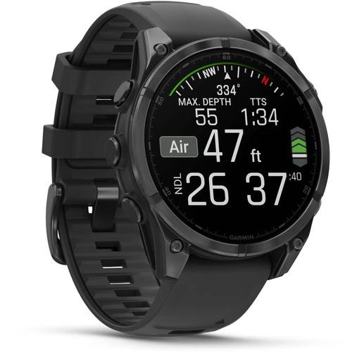 Garmin fenix 8 - 47mm AMOLED Slate gray with black silicone band | FREE Post - Picture 5 of 12