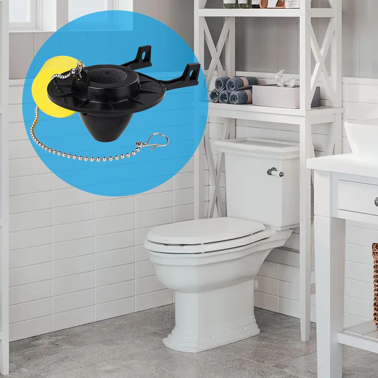 2-Inch Toilet Flapper Replacement Compatible with American Standard 7381129-200.