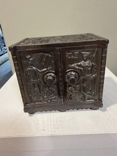 Army Navy Cast Iron Safe Still Bank Nice Large