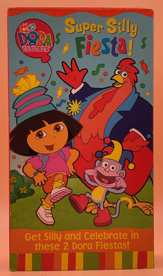 Dora the Explorer - Super Silly Fiesta! VHS 2004 Black Tape **Buy