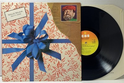 LP Willie Nelson Pretty Paper 1979 Columbia 83878 Christmas Album Vinyl EX A2/B2