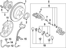 Genuine Nissan Disc Brake Caliper Seal Kit D4120-6RA0C