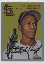 2023 Topps Chrome Platinum Anniversary Refractor Satchel Paige #425 HOF tw0