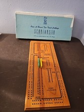 Vintage 1963 DRUEKE Once-A-Round Two Track Scoremaster Cribbage Model 1150