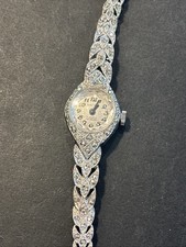 C95 VTG Ladies Hilton 17 Jewel Mechanical Watch Parts Repair Restoration Runs