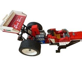 Vintage LEGO System Red Fury Model Team Drag Race Car Set 5533