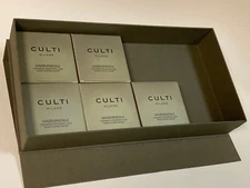 5 X CULTI MILANO * MAREMINERALE * HOME SACHET SCENTED HANGING BAG in Display Box