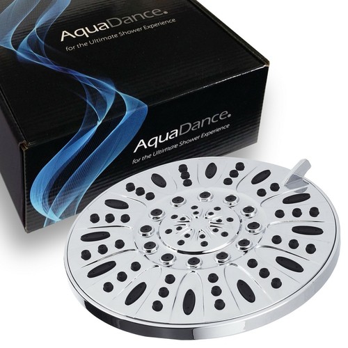AquaDance® Cabezal de Ducha de Lluvia Cromo Alta Presión 7 Pulgadas con 6 Ajustes - Imagen 8 de 8